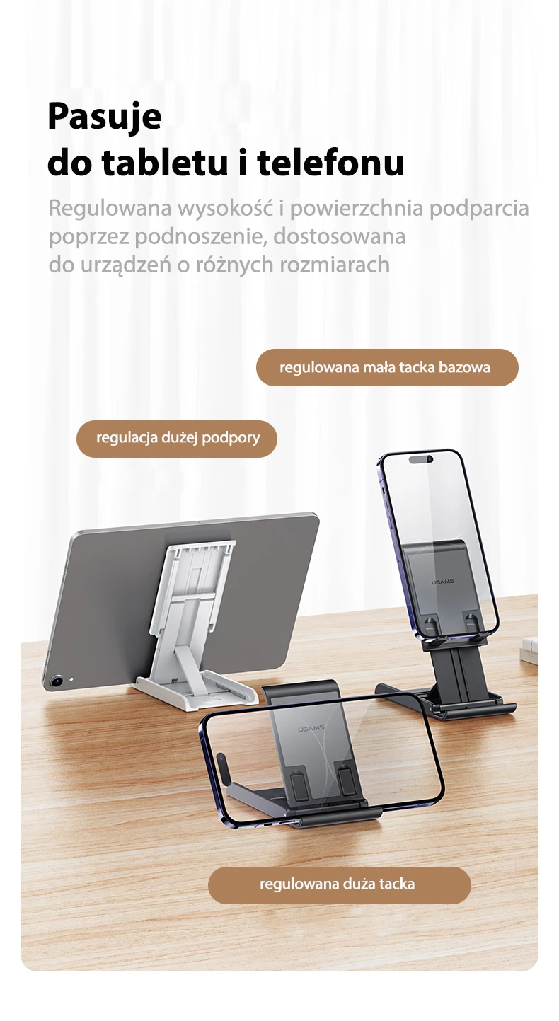 USAMS sulankstomas stovelis ofisui į telefonui arba planšetiniam kompiuteriui juodos spalvos ZJ073ZJ01 (US-ZJ073) aprašymas - Prekės nuotrauka USAMS sulankstomas stovelis ofisui į telefonui arba planšetiniam kompiuteriui juodos spalvos ZJ073ZJ01 (US-ZJ073) aprašymas - Prekės nuotrauka