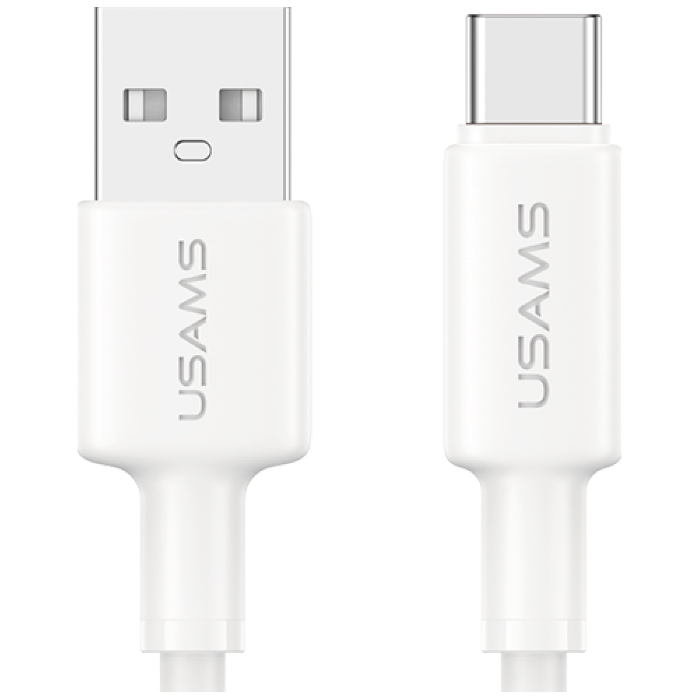 USAMS U90 cable 3A USB-A to USB-C baltos spalvos aprašymas - Prekės nuotrauka USAMS U90 cable 3A USB-A to USB-C baltos spalvos aprašymas - Prekės nuotrauka