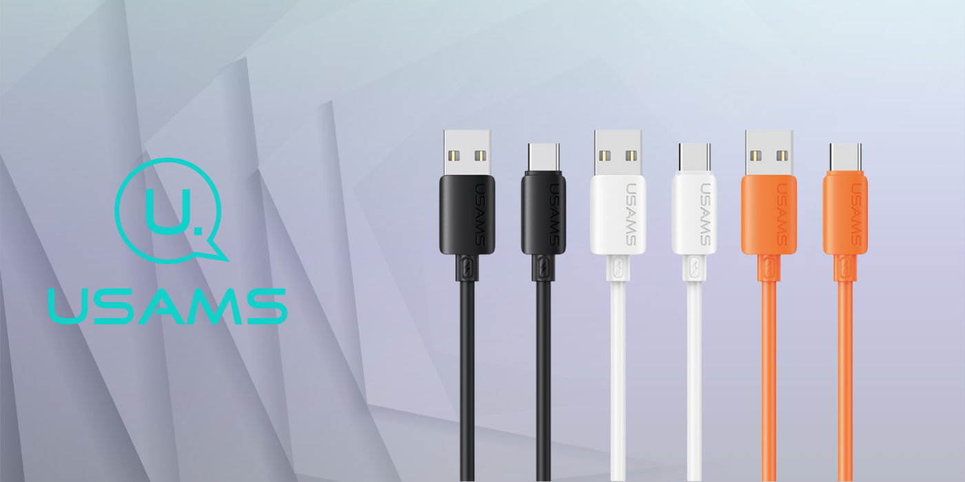 USAMS U98 3A silikoninis greitojo įkrovimo USB-C laidas, baltos spalvos aprašymas - Prekės nuotrauka