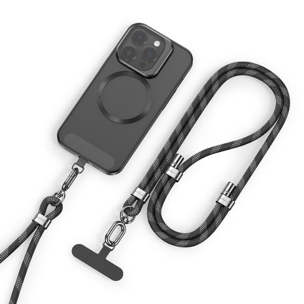 USAMS Universal phone lanyard 1.6mbaltos spalvos ZB316GS02 (US-ZB316) aprašymas - Prekės nuotrauka