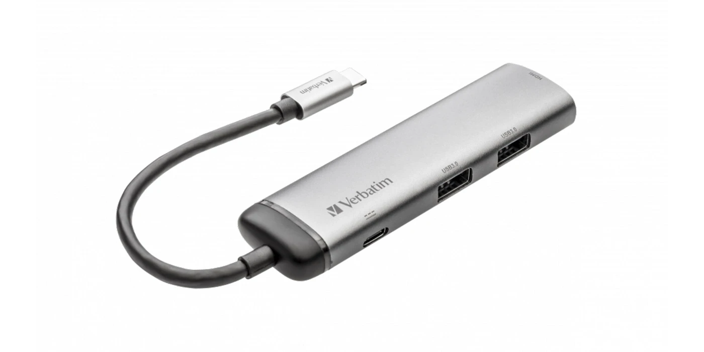 Verbatim 49140 sąsajos šakotuvas USB 3.2 Gen 1 (3.1 Gen 1) Type-C aprašymas - Prekės nuotrauka Verbatim 49140 sąsajos šakotuvas USB 3.2 Gen 1 (3.1 Gen 1) Type-C aprašymas - Prekės nuotrauka