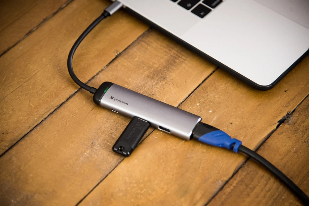 Verbatim 49140 sąsajos šakotuvas USB 3.2 Gen 1 (3.1 Gen 1) Type-C aprašymas - Prekės nuotrauka Verbatim 49140 sąsajos šakotuvas USB 3.2 Gen 1 (3.1 Gen 1) Type-C aprašymas - Prekės nuotrauka
