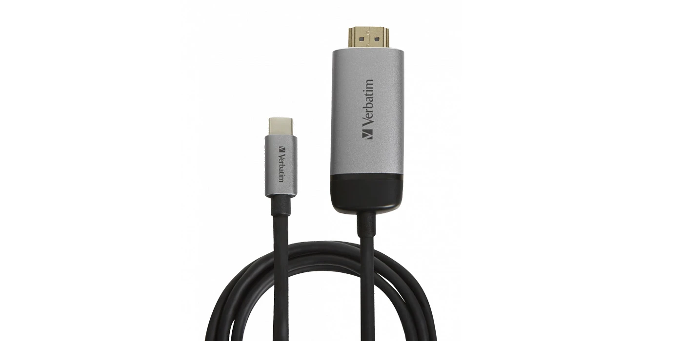 Verbatim 49144 vaizdo kabelio adapteris 1,5 m C tipo USB HDMI Juoda, Sidabras aprašymas - Prekės nuotrauka Verbatim 49144 vaizdo kabelio adapteris 1,5 m C tipo USB HDMI Juoda, Sidabras aprašymas - Prekės nuotrauka