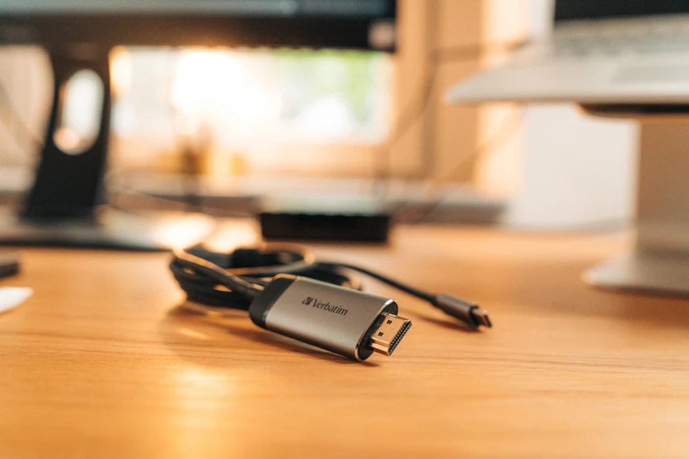 Verbatim 49144 vaizdo kabelio adapteris 1,5 m C tipo USB HDMI Juoda, Sidabras aprašymas - Prekės nuotrauka Verbatim 49144 vaizdo kabelio adapteris 1,5 m C tipo USB HDMI Juoda, Sidabras aprašymas - Prekės nuotrauka