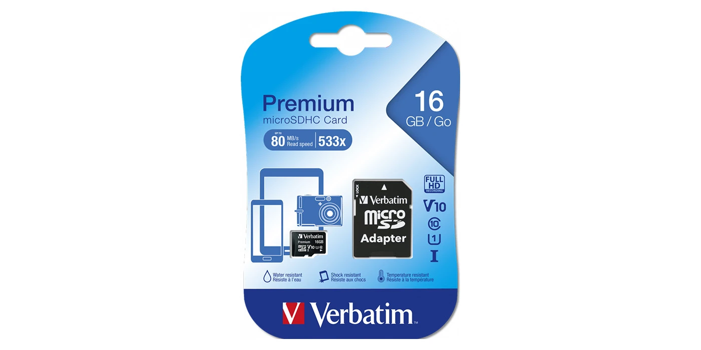 Atminties kortelė Micro SDHC Verbatim / V44082 aprašymas - Prekės nuotrauka Atminties kortelė Micro SDHC Verbatim / V44082 aprašymas - Prekės nuotrauka