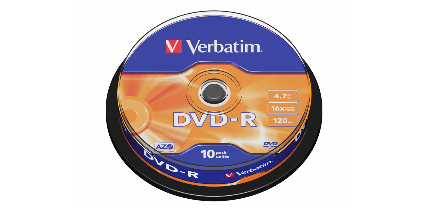Verbatim DVD-R 4.7GB 16x AZO sidabrinis 10vnt 43523 aprašymas - Prekės nuotrauka