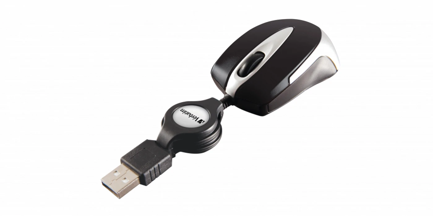 Verbatim Go Mini kompiuterinė pelė USB A tipo Optinis 1000 DPI Abiems rankoms aprašymas - Prekės nuotrauka