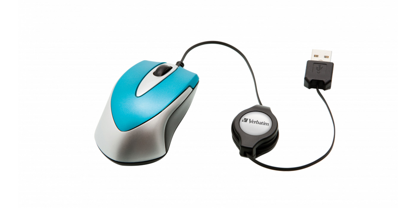 Verbatim Go Mini kompiuterinė pelė USB A tipo Optinis 1000 DPI Abiems rankoms aprašymas - Prekės nuotrauka