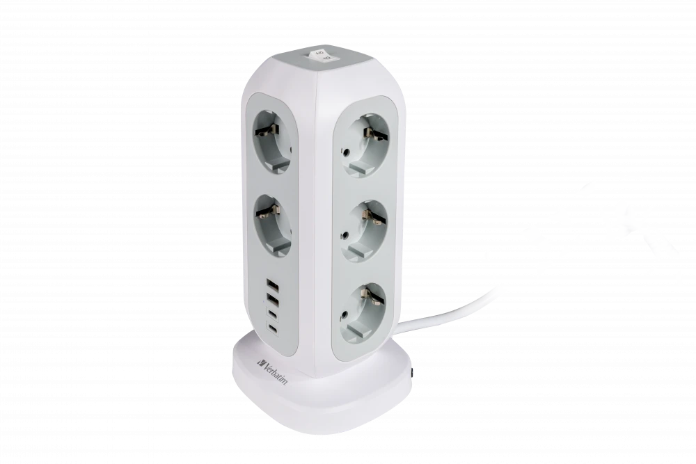 Verbatim ilgiklis 15in1 11xAC UE/2xUSB-C/2xUSB-A 2m EUPT-01 baltos spalvos 49547 aprašymas - Prekės nuotrauka Verbatim ilgiklis 15in1 11xAC UE/2xUSB-C/2xUSB-A 2m EUPT-01 baltos spalvos 49547 aprašymas - Prekės nuotrauka