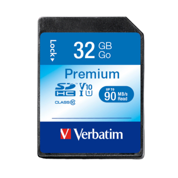 SDHC atminties kortelė Verbatim 32GB / V43963 aprašymas - Prekės nuotrauka SDHC atminties kortelė Verbatim 32GB / V43963 aprašymas - Prekės nuotrauka