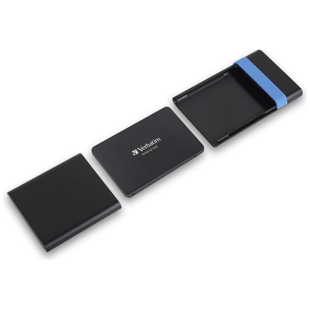 Verbatim metalinis dėklas, skirtas Drive Store ‘n’ Go 2.5″ USB 3.2, juodos spalvos 53106 aprašymas - Prekės nuotrauka