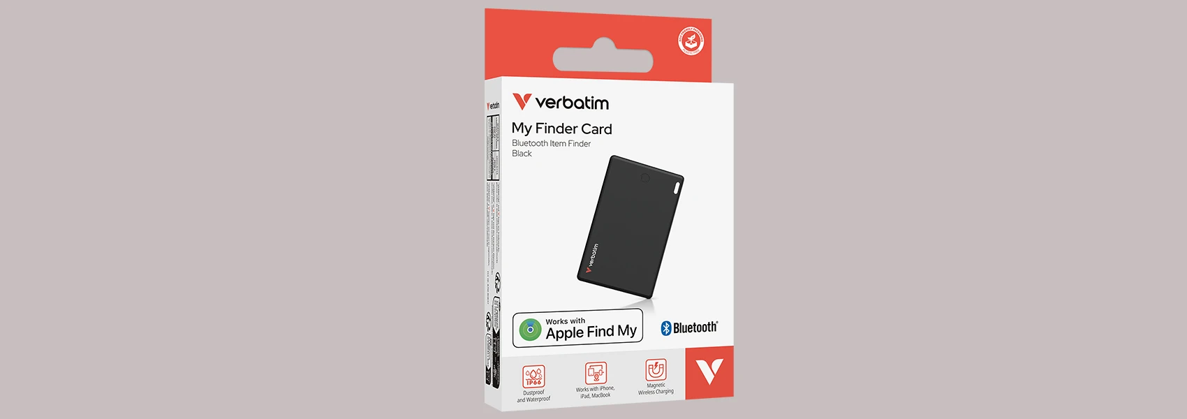 Verbatim My Finder Card Bluetooth juodos spalvos – daiktų ieškiklis MYFCR-01B 32138 aprašymas - Prekės nuotrauka Verbatim My Finder Card Bluetooth juodos spalvos – daiktų ieškiklis MYFCR-01B 32138 aprašymas - Prekės nuotrauka