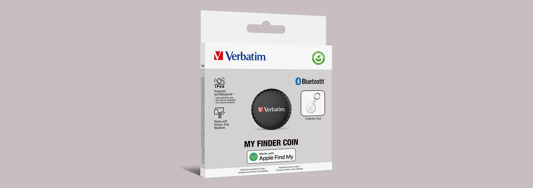 Verbatim My Finder Coin Bluetooth juodos spalvos- daiktų ieškiklis MYFC-01B 32133 aprašymas - Prekės nuotrauka Verbatim My Finder Coin Bluetooth juodos spalvos- daiktų ieškiklis MYFC-01B 32133 aprašymas - Prekės nuotrauka