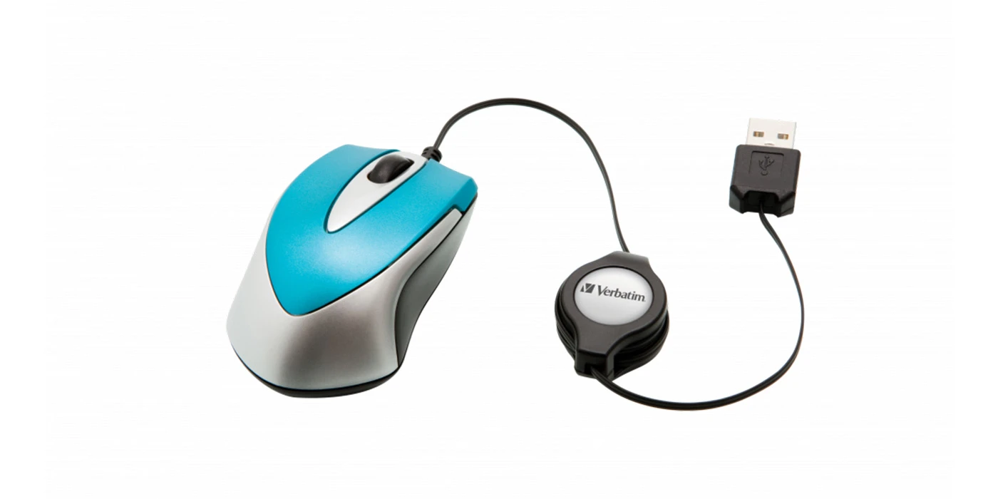 Verbatim Go Mini kompiuterinė pelė USB A tipo Optinis 1000 DPI Abiems rankoms aprašymas - Prekės nuotrauka