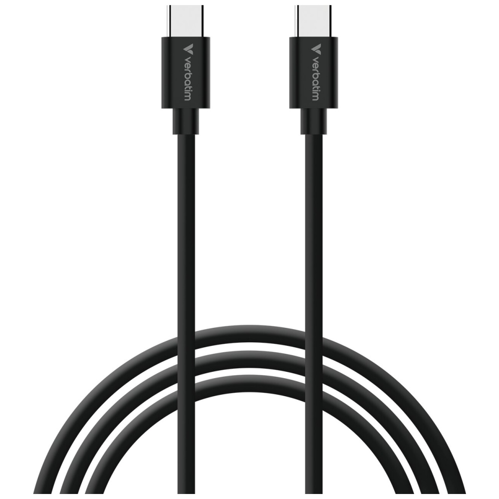 Verbatim Sync & Charge USB-C į C essentials 60W Kabelis juodos spalvos / baltos spalvos 2 vnt. 32391 aprašymas - Prekės nuotrauka Verbatim Sync & Charge USB-C į C essentials 60W Kabelis juodos spalvos / baltos spalvos 2 vnt. 32391 aprašymas - Prekės nuotrauka
