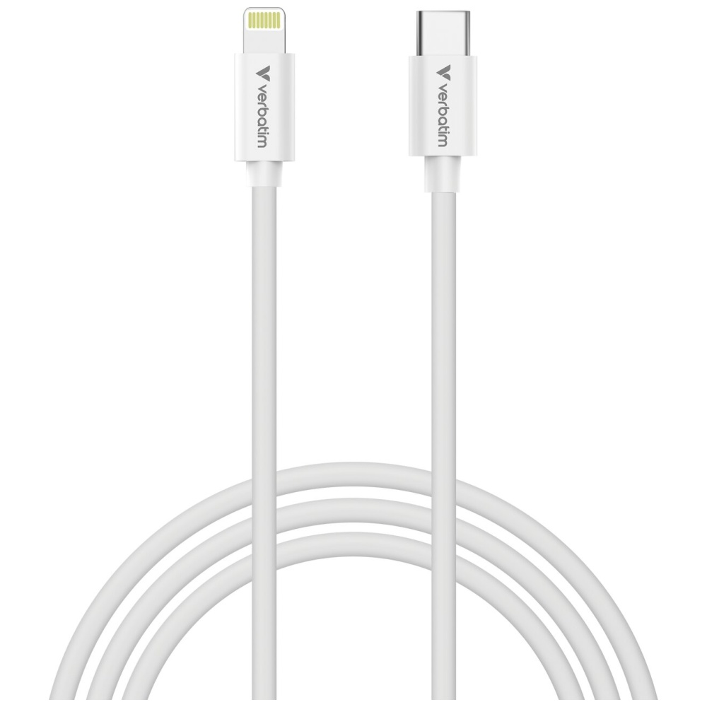 Verbatim Sync & Charge USB-C į Lightning essentials 27W Kabelis juodos spalvos / baltas 2 pcs. 32392 aprašymas - Prekės nuotrauka Verbatim Sync & Charge USB-C į Lightning essentials 27W Kabelis juodos spalvos / baltas 2 pcs. 32392 aprašymas - Prekės nuotrauka