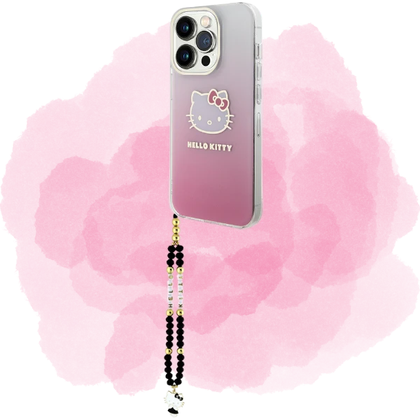 Virvelė telefonui Hello Kitty Pearls and Beads Kitty Charm juodos spalvos aprašymas - Prekės nuotrauka Virvelė telefonui Hello Kitty Pearls and Beads Kitty Charm juodos spalvos aprašymas - Prekės nuotrauka