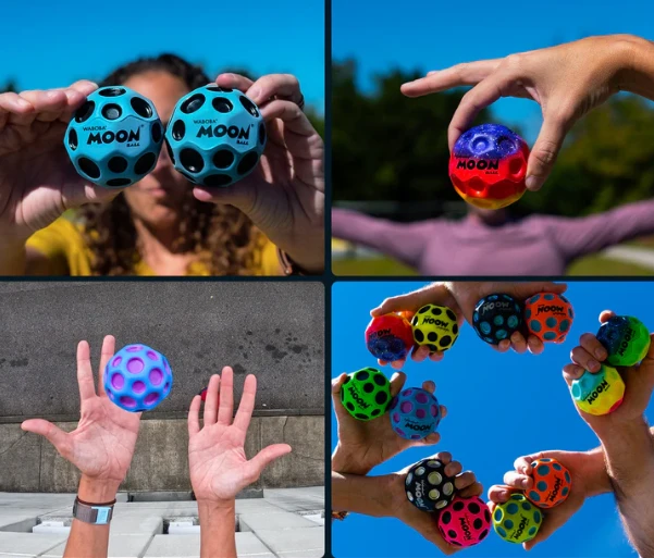 Waboba Moon Ball šokinėjantis kamuolys aprašymas - Prekės nuotrauka Waboba Moon Ball šokinėjantis kamuolys aprašymas - Prekės nuotrauka