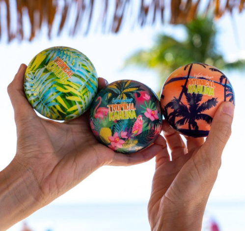 Waboba Tropical Kahuna vandens kamuolys 9 cm aprašymas - Prekės nuotrauka