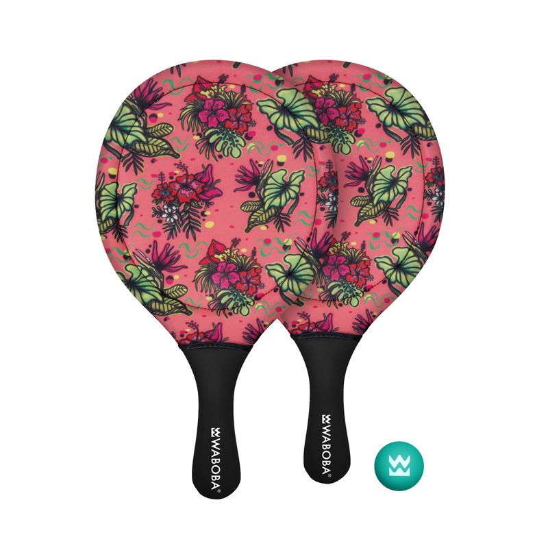 Waboba Tropical Line Paddle Set – 2 Paddles and 1 Ball (Product available in several colors – colors aprašymas - Prekės nuotrauka