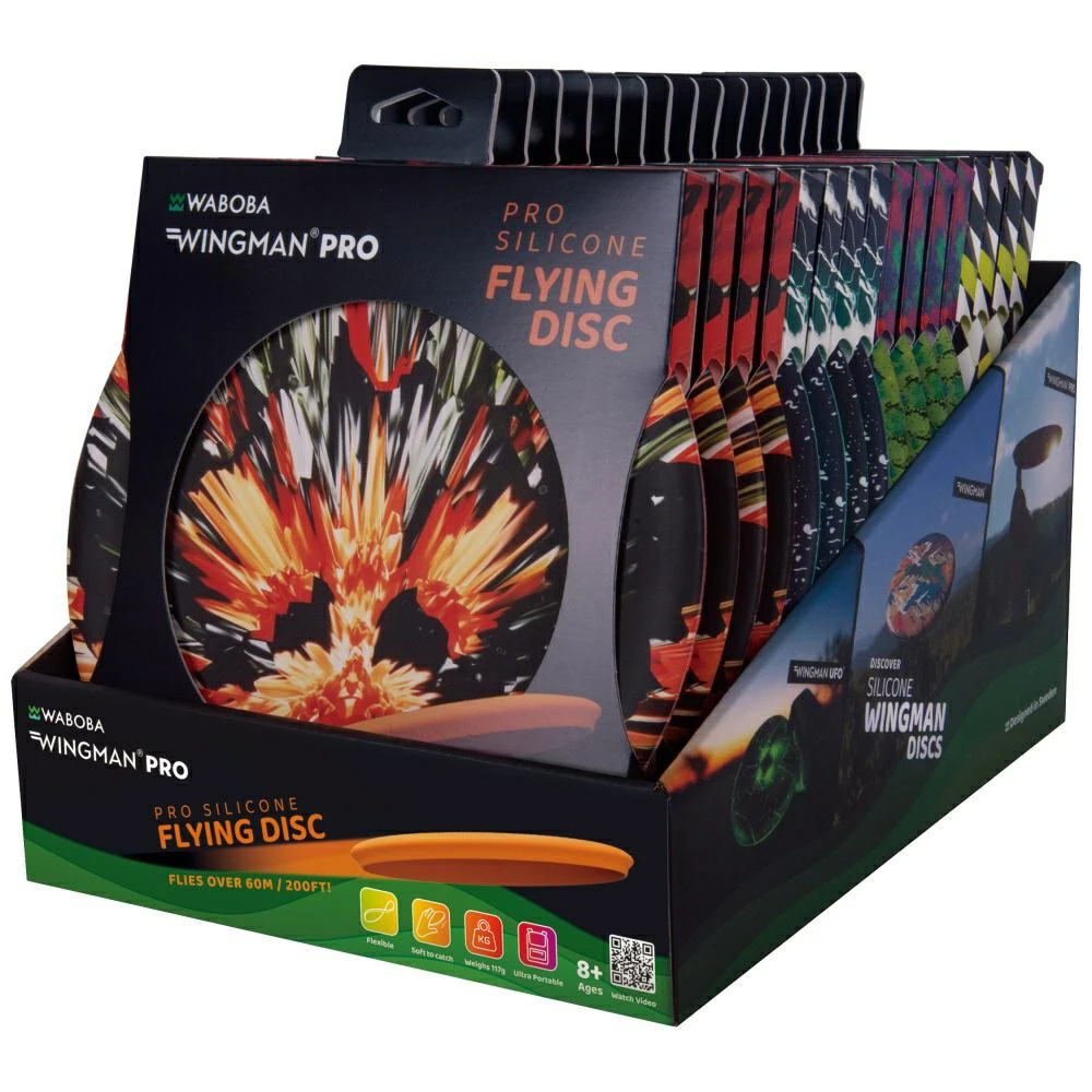 Waboba Wingman Pro frisbis 308C01_A aprašymas - Prekės nuotrauka