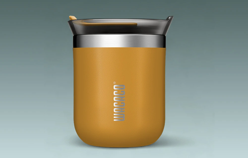 Kavos aparatas WACACO Octaroma Classico kavos mug oranžinis aprašymas - Prekės nuotrauka
