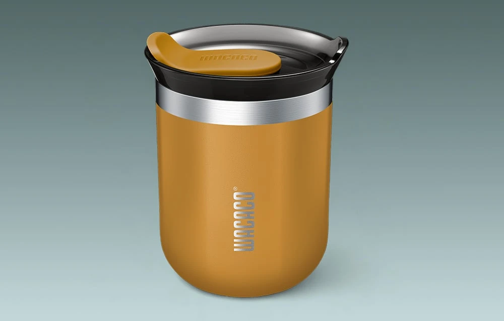 Kavos aparatas WACACO Octaroma Classico kavos mug oranžinis aprašymas - Prekės nuotrauka