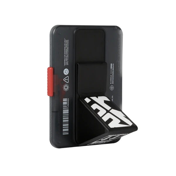 Dėklas Wallet Skinarma Mirage Phaze Magnetic Grip Stand juodos spalvos aprašymas - Prekės nuotrauka
