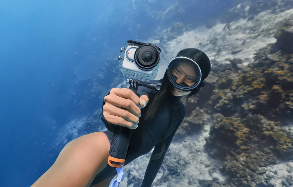 Insta360 vandeniui atsparus dėklas, skirtas Insta360 GO 3/GO 3S aprašymas - Prekės nuotrauka