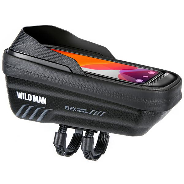 WILDMAN Bike case/holder M E12X frame bag juodas aprašymas - Prekės nuotrauka