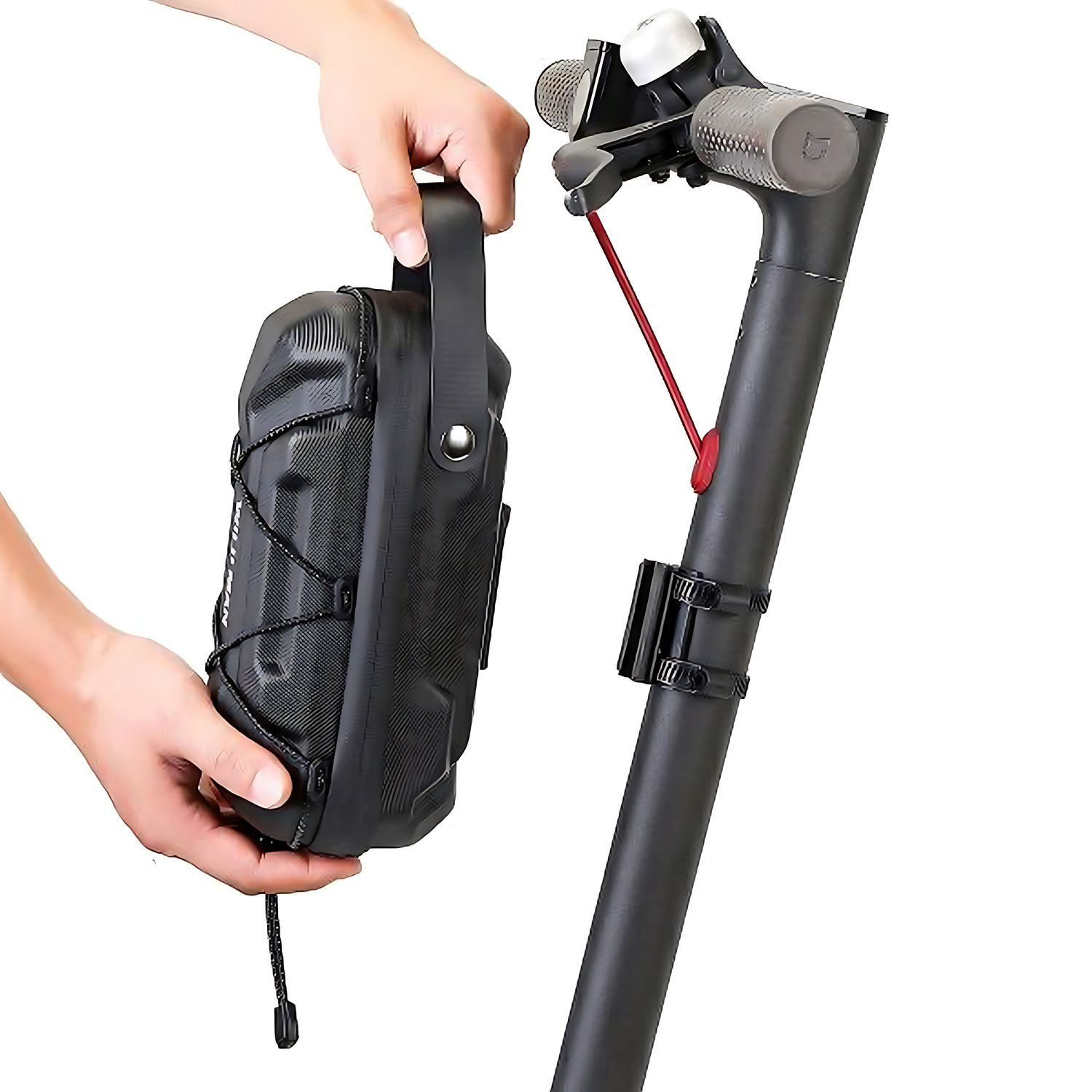 WILDMAN Scooter case/holder GS6 frame bag juodos spalvos aprašymas - Prekės nuotrauka WILDMAN Scooter case/holder GS6 frame bag juodos spalvos aprašymas - Prekės nuotrauka