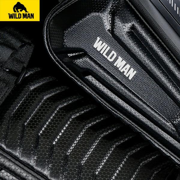 WILDMAN XT5 dviračio krepšys/rėmo dėklas, juodos spalvos aprašymas - Prekės nuotrauka