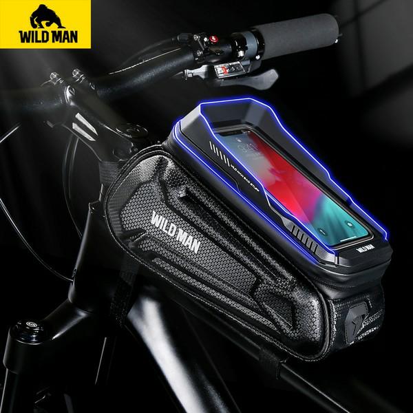 WILDMAN XT5 dviračio krepšys/rėmo dėklas, juodos spalvos aprašymas - Prekės nuotrauka