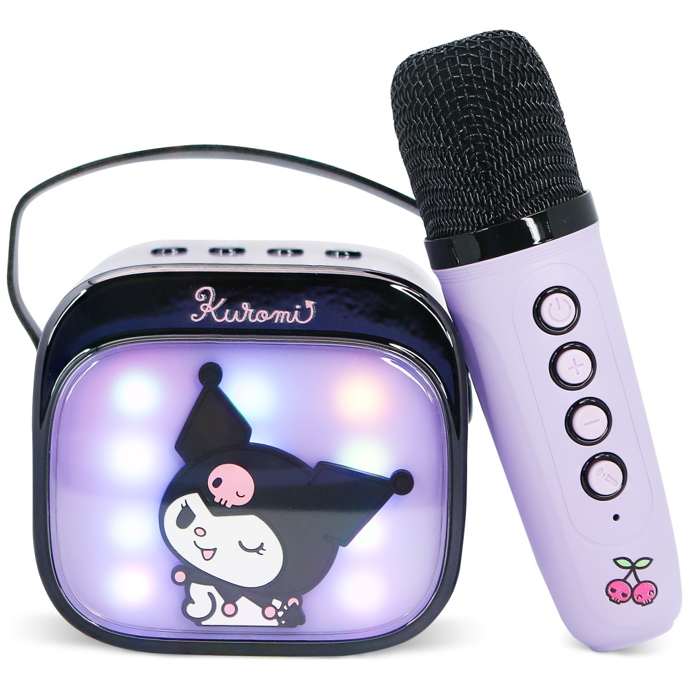 Wireless Karaoke Set OTL Kuromi LED Light-Up aprašymas - Prekės nuotrauka Wireless Karaoke Set OTL Kuromi LED Light-Up aprašymas - Prekės nuotrauka