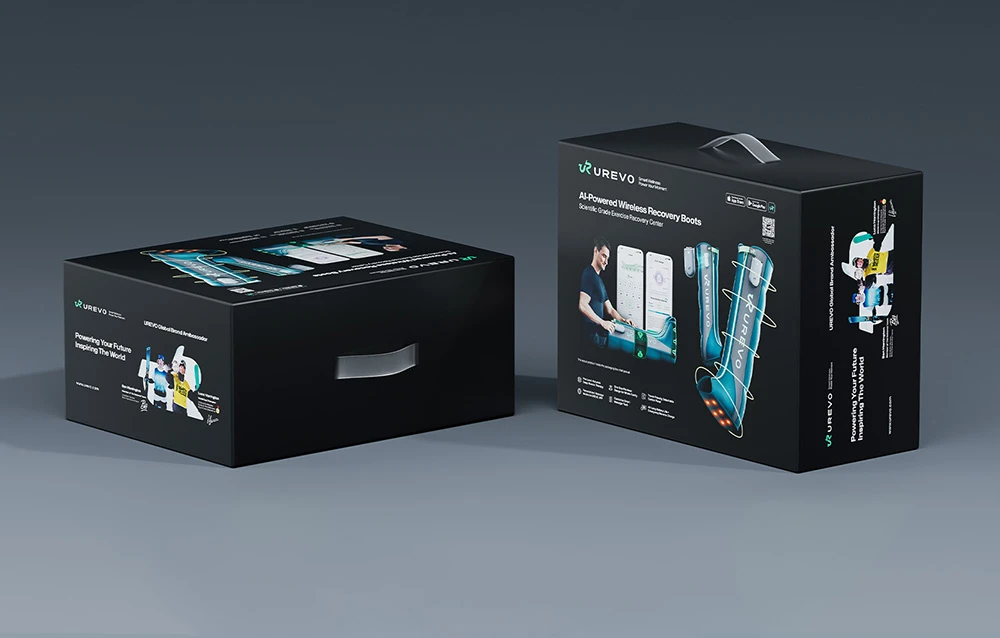 Wireless massager/recovery shoe with AI technology UREVO UCRM003 aprašymas - Prekės nuotrauka