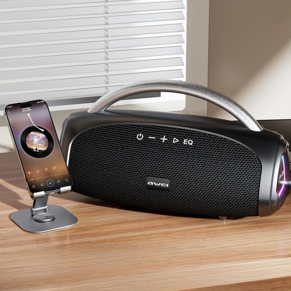Wireless speaker AWEI KA39 100W Bluetooth 5.3 portable external juodas aprašymas - Prekės nuotrauka