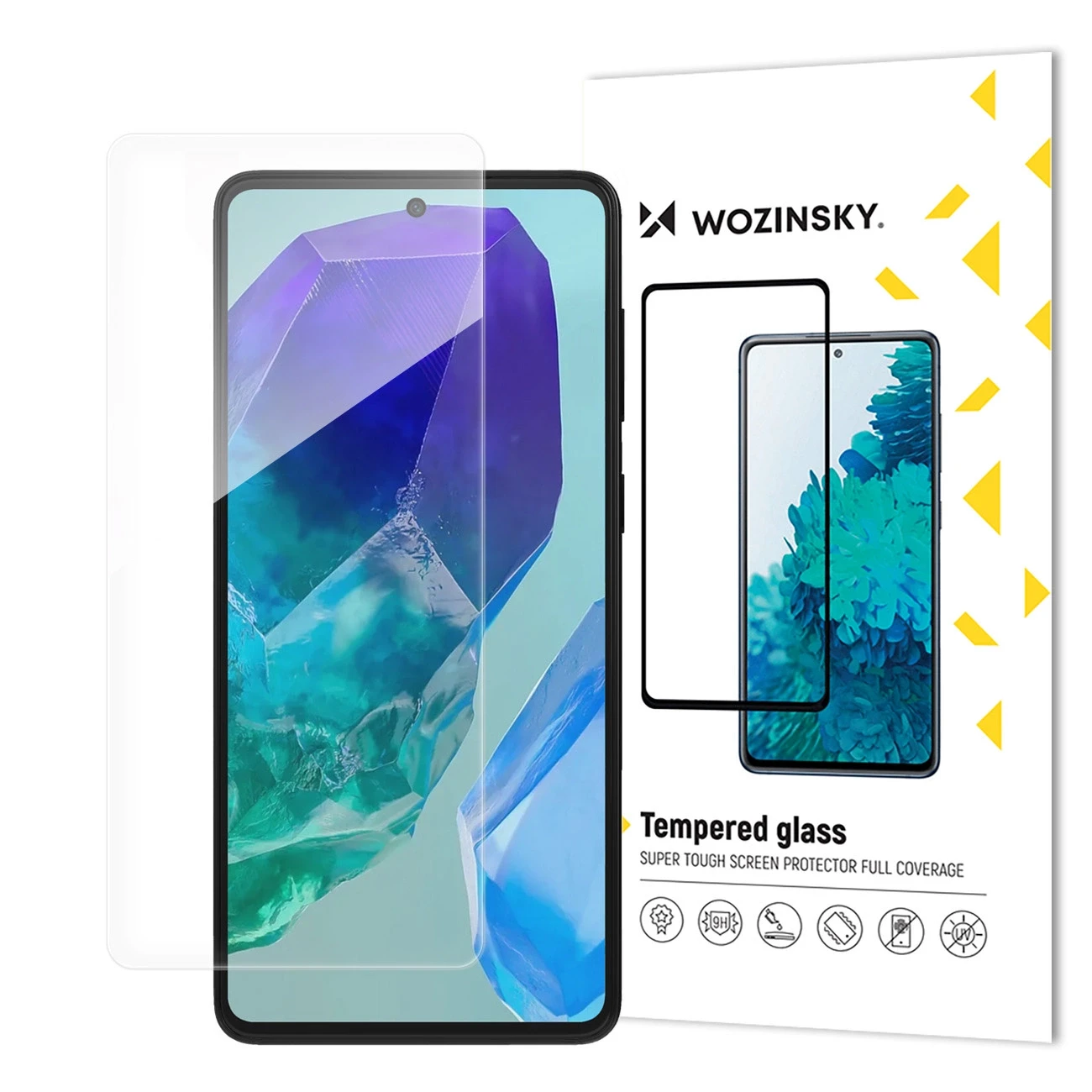 Wozinsky Apsauginis stiklas Samsung Galaxy M55 aprašymas - Prekės nuotrauka
