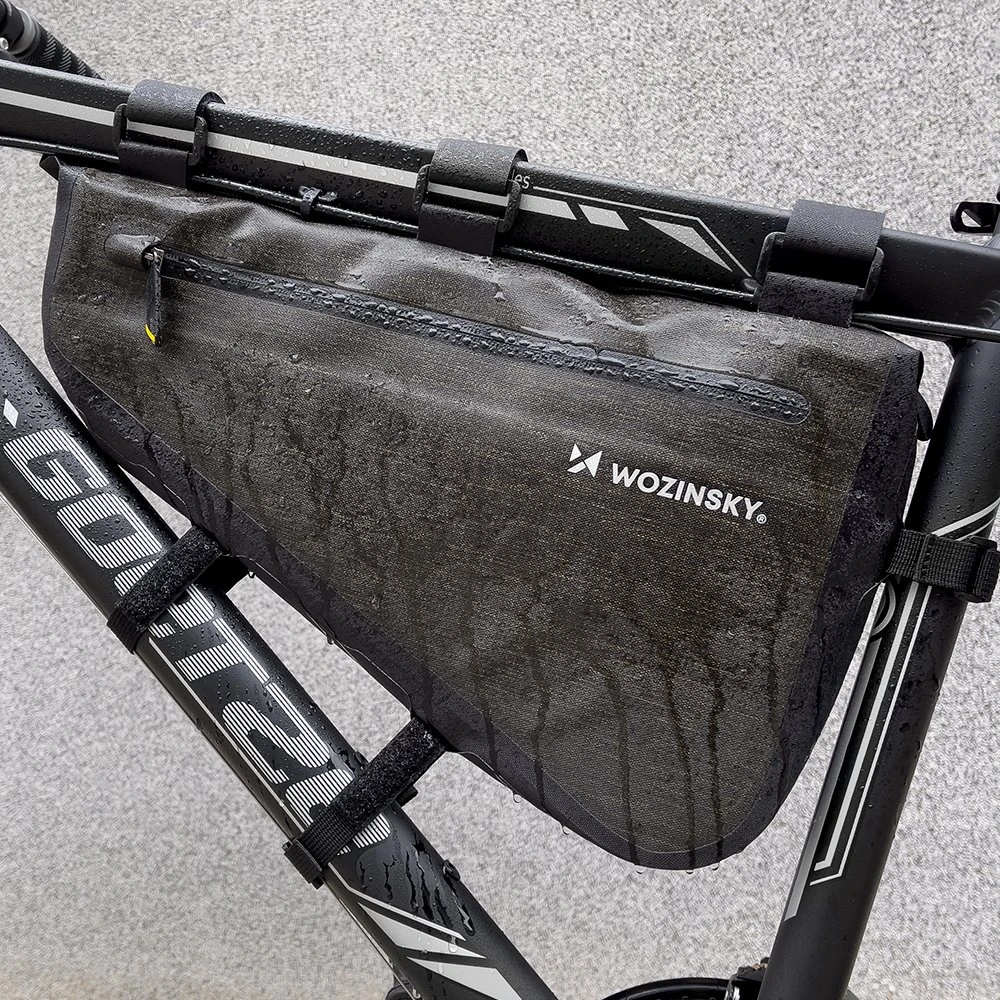 Wozinsky bicycle frame bag 3.5 l pilkos spalvos (WBB15BK) aprašymas - Prekės nuotrauka Wozinsky bicycle frame bag 3.5 l pilkos spalvos (WBB15BK) aprašymas - Prekės nuotrauka