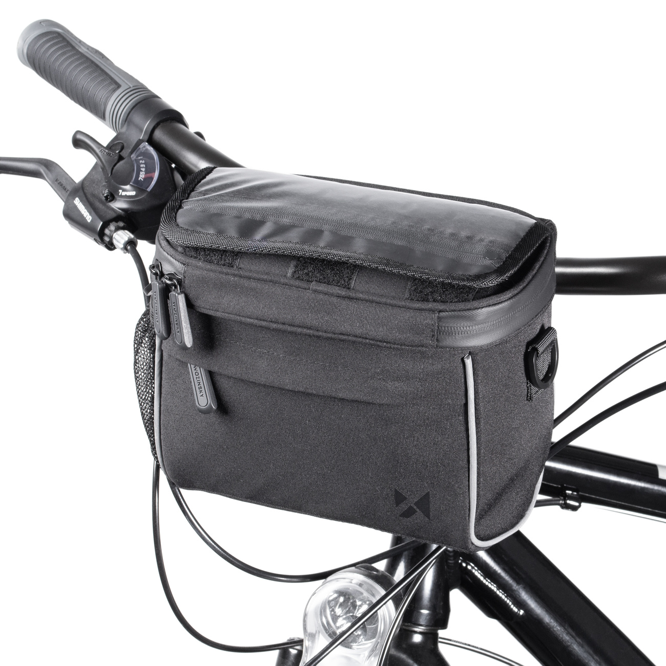 Wozinsky bicycle handlebar bag bike shoulder bag juodos spalvos (WBHBB-01) aprašymas - Prekės nuotrauka Wozinsky bicycle handlebar bag bike shoulder bag juodos spalvos (WBHBB-01) aprašymas - Prekės nuotrauka