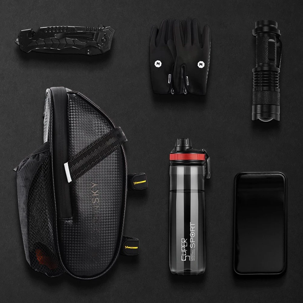 Wozinsky bike saddle bag 1.5 l juodos spalvos (WBB20BK) aprašymas - Prekės nuotrauka Wozinsky bike saddle bag 1.5 l juodos spalvos (WBB20BK) aprašymas - Prekės nuotrauka