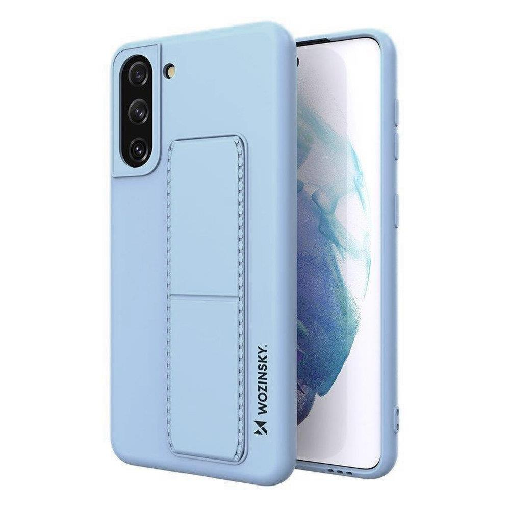 Wozinsky silikoninis su stoveliu Samsung Galaxy S21 Plus 5G dėklas telefonui žydros spalvos aprašymas - Prekės nuotrauka Wozinsky silikoninis su stoveliu Samsung Galaxy S21 Plus 5G dėklas telefonui žydros spalvos aprašymas - Prekės nuotrauka