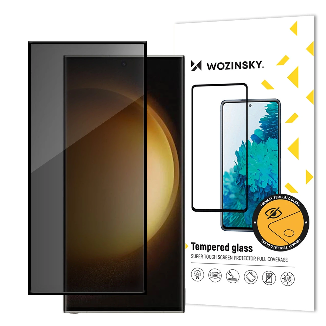Wozinsky grūdintas privatumo stiklas Privacy stiklas su anti-spy filtru Samsung Galaxy S24 Ultra aprašymas - Prekės nuotrauka Wozinsky grūdintas privatumo stiklas Privacy stiklas su anti-spy filtru Samsung Galaxy S24 Ultra aprašymas - Prekės nuotrauka