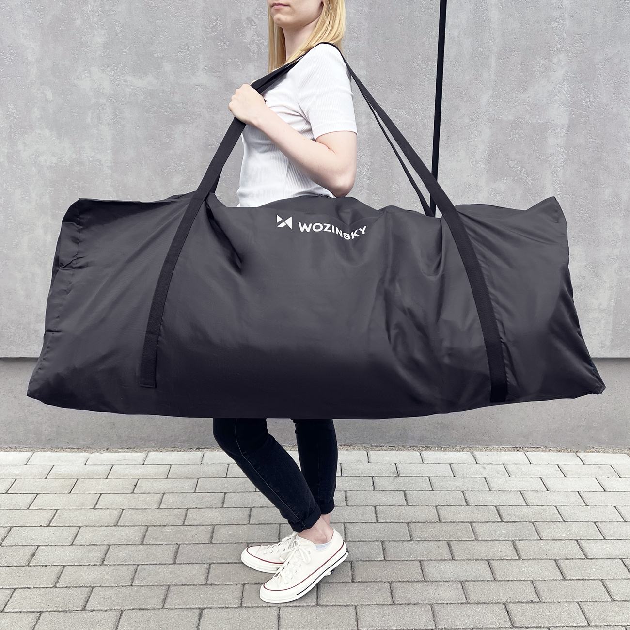 Wozinsky vandeniui atsparus paspirtuko krepšys, juodos spalvos (WSB5BK) aprašymas - Prekės nuotrauka