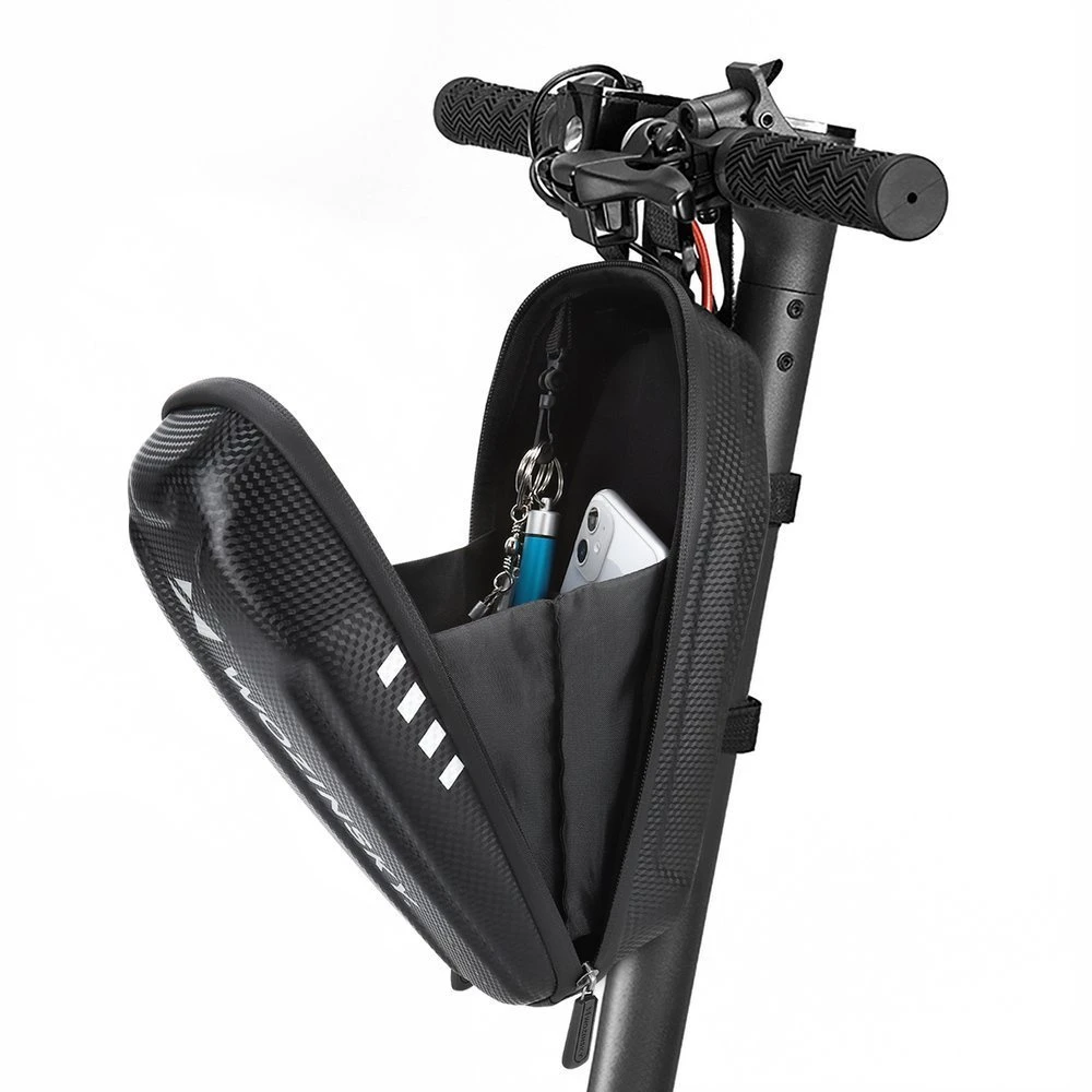 Wozinsky waterproof scooter handlebar bag 3l handlebar bag juodos spalvos (WSB4BK) aprašymas - Prekės nuotrauka