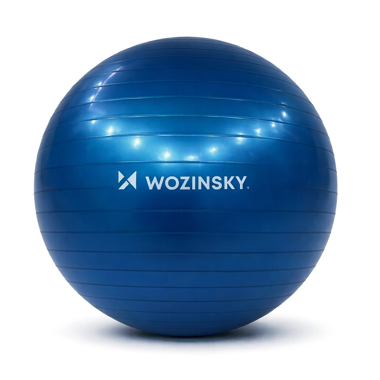 Kamuolys do ćwiczeń Wozinsky WGB65BL gimnastyczna 65 cm - mėlyna aprašymas - Prekės nuotrauka
