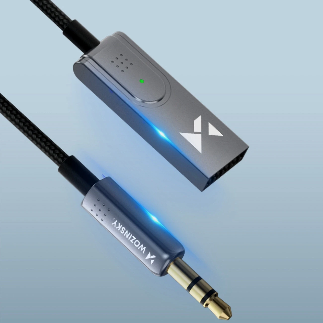 Wozinsky WTODB Bluetooth 5.3 garso adapteris / AUX garso imtuvas aprašymas - Prekės nuotrauka