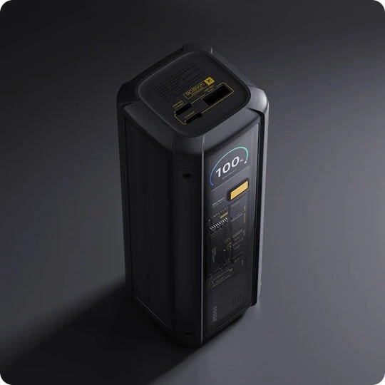 Xiaomi Power Bank | HyperCharge | 25000 mAh | Juodas aprašymas - Prekės nuotrauka