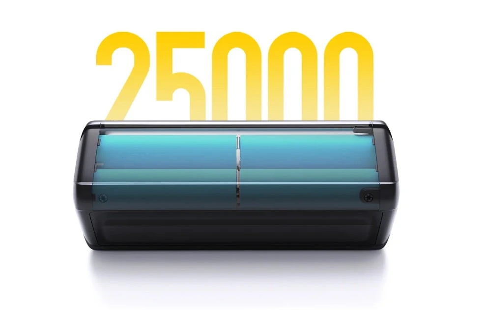 Xiaomi Power Bank | HyperCharge | 25000 mAh | Juodas aprašymas - Prekės nuotrauka