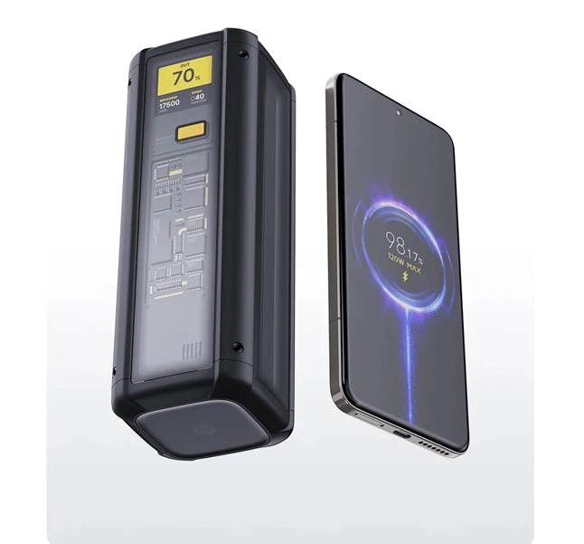 Xiaomi Power Bank | HyperCharge | 25000 mAh | Juodas aprašymas - Prekės nuotrauka