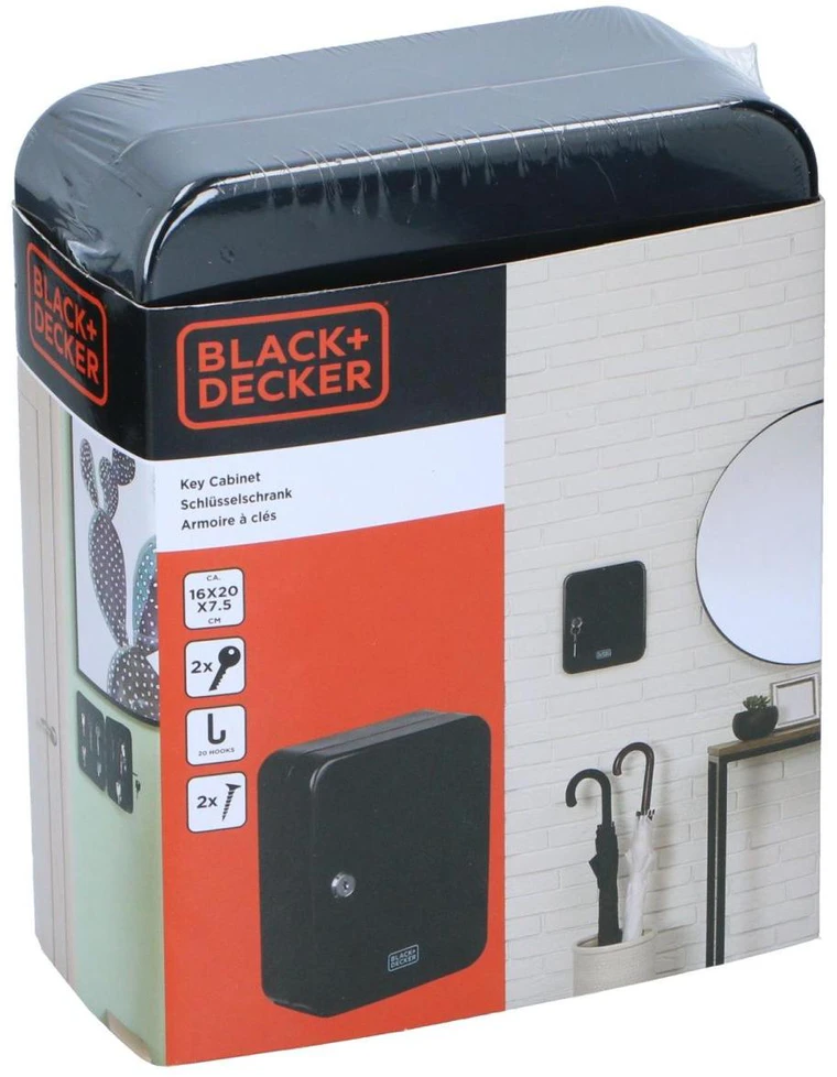 Detal RAKINAMA DĖŽUTĖ RAKTAMS Juodas + DECKER 240084